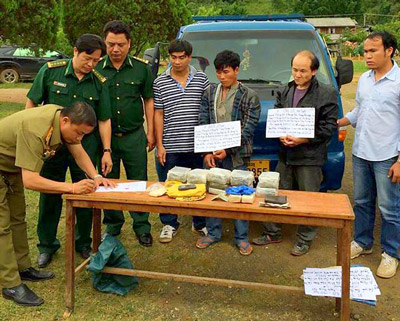 Nghệ An: Triệt phá đường dây ma túy lớn từ Lào về Việt Nam